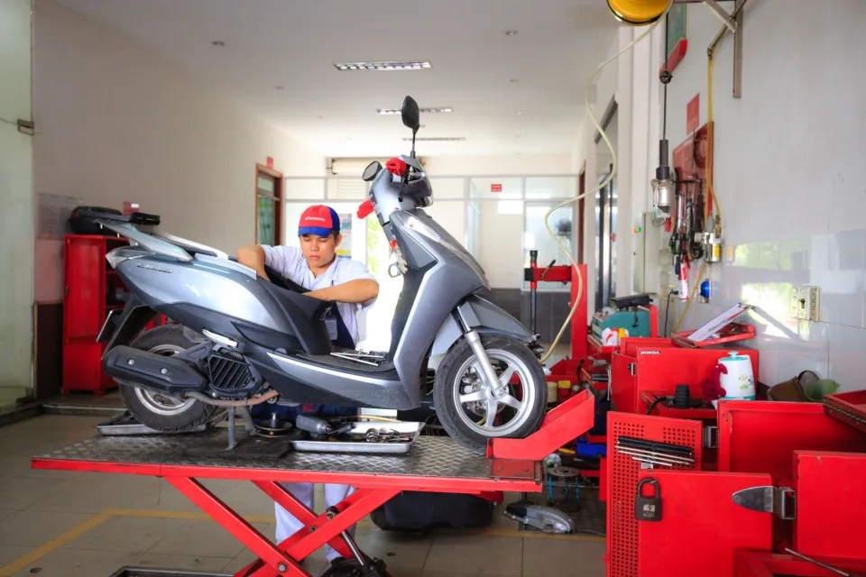 Khu rửa xe